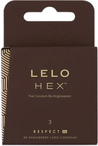 Презервативи Lelo Hex Respect XL 3 шт (7350075024979)