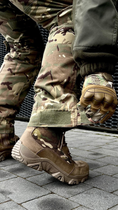 Штани тактичні зимові мультикам з наколінниками, військові штани утеплені на синтепоні зимові multicam ЗСУ 48 - зображення 6