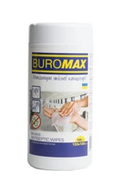 Салфетки антисептические, влажные, 100 шт. Buromax в пластиковой тубе (BM.0805)