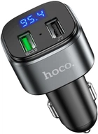 Автомобильный FM модулятор Hoco E67 18Wmax (QC3.0 + 2 USB + BT5.0) Black (34575)