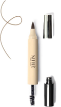 Marker i tusz do brwi Mi-re Brow Plume Perfection Mascara + Eyebrow Marker 00 Ash Blond 2.7 g / 4.5 g (8809449290773)