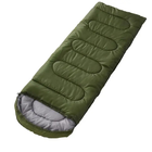 Спальный мешок зимний (спальник) одеяло с капюшоном E-Tac Winter SB-03 Green + Компрессионный мешок