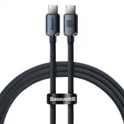 Кабель Baseus Crystal Shine Series Fast Charging Type-C to Type-C 100W (1.2m) black