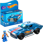 Konstruktor Mega Bloks Hot Wheels 64 Corvette Grand Sport 88 elementów (194735071371) - obraz 1