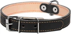 Нашийник Collar подвійний 20 мм 32-40 см Чорний (01411)