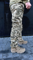 Зимние военные штаны пиксель ЗСУ, брюки пиксель зимние штаны тактические с наколенниками ВСУ на синтепоне 56 - изображение 4