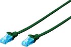 Патч-корд Digitus UTP Cat 5e 30 м Green (4016032318682) - зображення 1