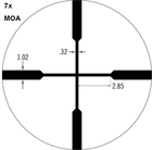 Приціл оптичний Vortex Crossfire II 2-7x32 Scout Scope із сіткою V-Plex (MOA) - зображення 10