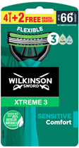 Набір бритв Wilkinson Xtreme3 Sensitive Comfort для чоловіків 6 шт (4027800383405) - зображення 1