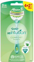 Набір бритв Wilkinson My Intuition Xtreme3 Comfort Sensitive для жінок 6 шт (4027800321025) - зображення 1