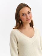 Пуловер жіночий Top Secret SSW3619BE 36 Бежевий (5903411533134) - зображення 4