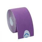 Пластырь Кинезио тейп для тейпирования Kinesiology Tape Фиолетовый - изображение 3