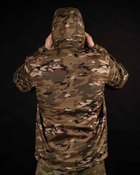 Тактична весняна куртка SoftShell "Шторм" - мультикам 2XL - зображення 8