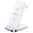 Беспроводное Зарядное Устройство AceFast E15 3in1 Wireless Charging Stand (White)
