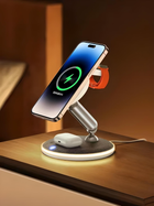 Бездротовий зарядний пристрій Remax RP-W90 3в1 для iPhone, навушників AirPods, смарт-годин AppleWatch, WH