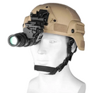 Прибор ночного видения Монокуляр PVS-18 на шлем с креплением FMA L4G24 Черный (Kali) KL323 - изображение 1