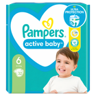 Pieluchy Pampers Active Baby Rozmiar 6 (13-18 kg) 32 szt (8006540180938) - obraz 1
