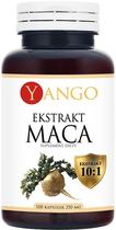 Харчова добавка Yango Maca Root 100 капсул від втоми (5905279845114)