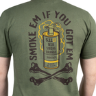 Футболка з малюнком 5.11 Tactical EMEA Smoke 'Em Military Green S (76276-225) - зображення 4