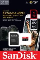 Karta pamięci SanDisk Extreme Pro microSDXC 1TB UHS-I U3 + adapter SD (SDSQXCD-1T00-GN6MA) - obraz 3