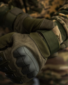 Зимние тактические сенсорные перчатки Monster Оливковый L - изображение 5