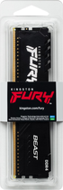 Pamięć Kingston Fury DDR4-2666 16384MB PC4-21300 Beast Black (KF426C16BB1/16) - obraz 5