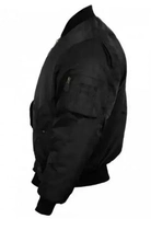 Тактична куртка Mil-tec MA1 Flight Jacket (Bomber) Black 10402002-4XL - зображення 4