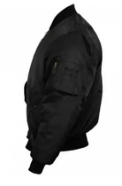 Тактична куртка Mil-tec MA1 Flight Jacket (Bomber) Black 10402002-S - зображення 4