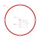 Прицел коллиматорный SIG Sauer Optics Romeo8H ballistic circle dot, 0.5 MOA ADJ, black. - изображение 5