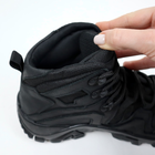 Ботинки кожаные OKSY TACTICAL Black демисезонные 45 размер - изображение 10