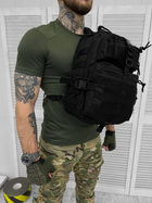 Сумка тактична з однією лямкою Tactical Bag Black 30 л - изображение 1