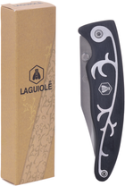 Складной охотничий нож Laguiole 21 см Черный (40268404) - изображение 6