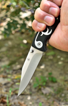 Складной охотничий нож Laguiole 21 см Черный (40268404) - изображение 12