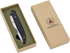 Складной нож Laguiole 21.5 см в подарочной коробке Черный (40268412) - изображение 5
