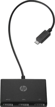 Адаптер-перехідник HP USB Type-C to USB Type-A Black (Z6A00AA)