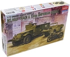 Model do składania Academy WWII US M3 Half Track 1/4 Ton Amphibian Vehicle & Motorbike skala 1:72 (0603550134081) - obraz 1