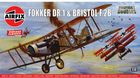 Model do składania Airfix Fokker Dr1 & Bristol F2B Dogfight Doubles skala 1:72 (5063129001209) - obraz 1