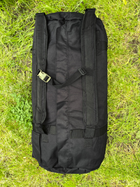 Рюкзак-сумка-баул вещмешок армейский 90л черный - изображение 2