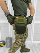 Тактична сумка поясна на ногу Tactical Bag Olive Elite - зображення 3