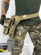Тактична сумка поясна на ногу Tactical Bag Піксель - изображение 4