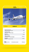 Model do składania Heller A380 Air France skala 1:125 (3279510804362) - obraz 5