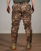 Зимние тактические брюки SoftShell с утеплителем ХОЛОСОФТ пиксель теплая флисовая подкладка L - (50) - изображение 4