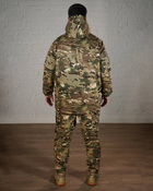 Форма армійська зимова ГРЕТА з утеплювачем ХОЛОСОФТ мультикам водонепроникаючий костюм штани бушлат флісова підкдадка XXXL - (56) - зображення 4