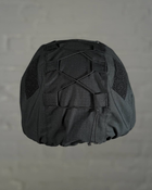 Кавер на каску с ушами черный РЕЗИНКА рип-стоп чехол на шлем размер универсальный - изображение 5