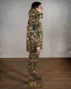 Форма армейская зимняя ГРЕТА с утеплителем ХОЛОСОФТ мультикам водонепроницаемый костюм брюки бушлат флисовая подкладка XXL - (54) - изображение 3