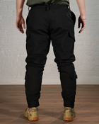 Зимние тактические брюки SoftShell с утеплителем ХОЛОСОФТ черные водонепроницаемые XXL - (54) - изображение 3