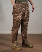 Зимние тактические брюки SoftShell с утеплителем ХОЛОСОФТ пиксель теплая флисовая подкладка XL - (52) - изображение 3