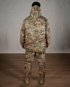 Зимова військова форма SoftShell з утеплювачем ХОЛОСОФТ мультикам маскувальний костюм штани і бушлат XXXL - (56) - зображення 3