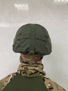 Кавер на каску защитный MICH с ушами ПРОФИ рип-стоп чехол на шлем маскировочный с фиксацией для очков - изображение 7