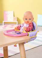 Krzesełko do karmienia Baby Born Zapf przy stole (4001167831090) - obraz 3